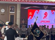 Jelang HUT Bhayangkara ke-79, Polda Sultra Lakukan Pencucian Pataka