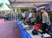 Ratusan Knalpot Brong Hasil Tilang Dimusnahkan Polda Sultra