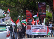 Aksi di Kendari, Aliansi Muslim Bersatu Dukung Prabowo-Gibran Perjuangkan Kemerdekaan Palestina