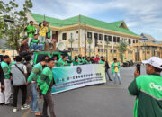 Ojol di Kendari Gelar Aksi Damai, Minta Pengesahan RUU Transportasi Online