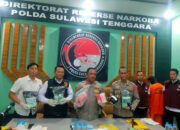 Polda Sultra Gagalkan Peredaran 6,5 Kg Sabu Jaringan Internasional, Kurir Diringkus di Kendari
