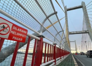 Pagar Pengaman Jembatan Teluk Kendari Dipasang, Target Rampung 31 Desember 2025