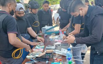 Sarang Narkoba di Kampung Salo Kendari Digerebek Polda Sultra, 11 Orang Ditangkap